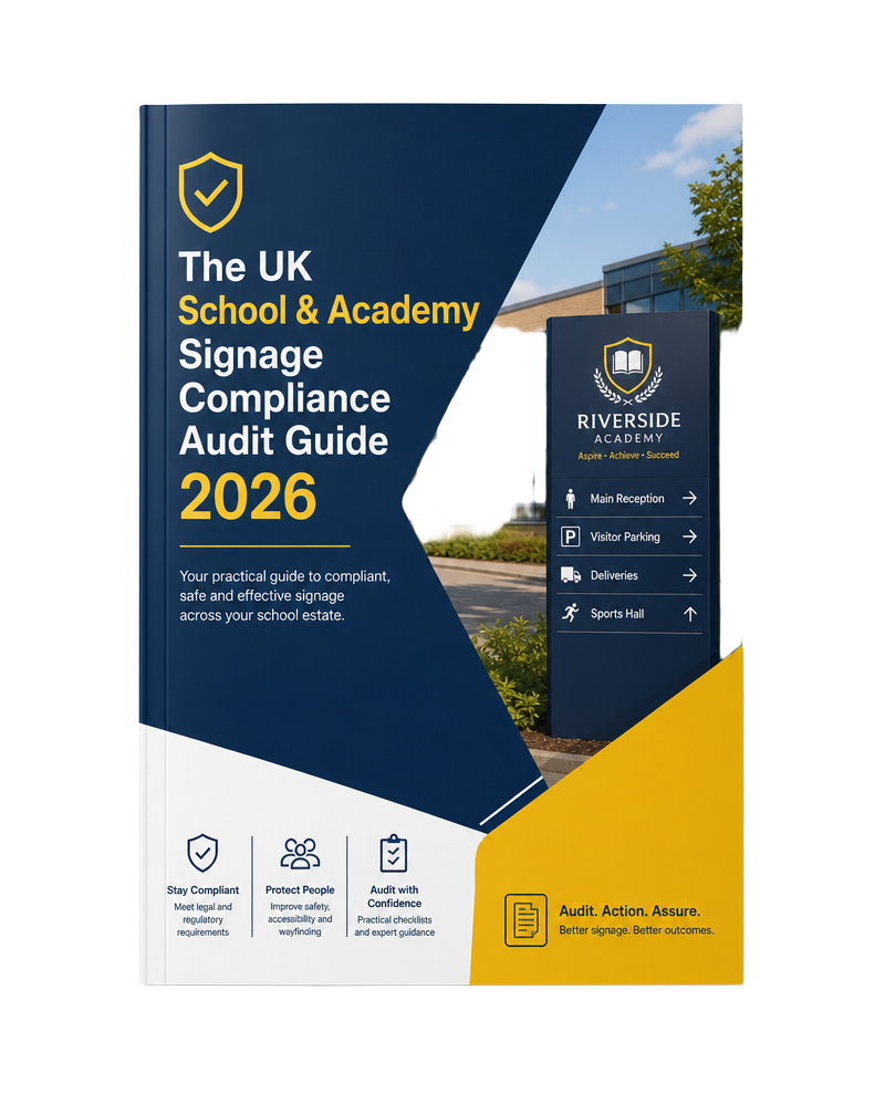 The UK School & Academy Signage Compliance Audit Guide 2026 cover